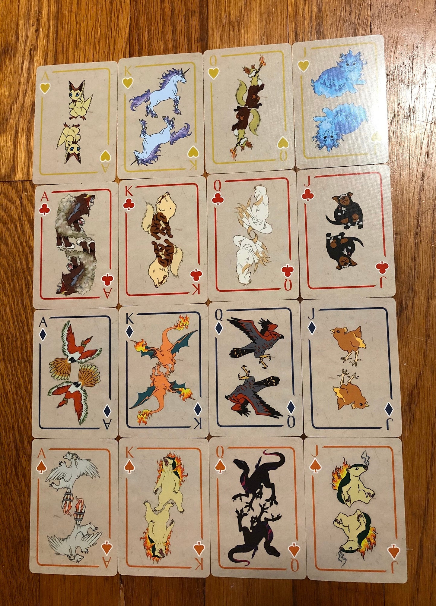PokerMon - Inferno Deck: playing cards inspired by Pokémon