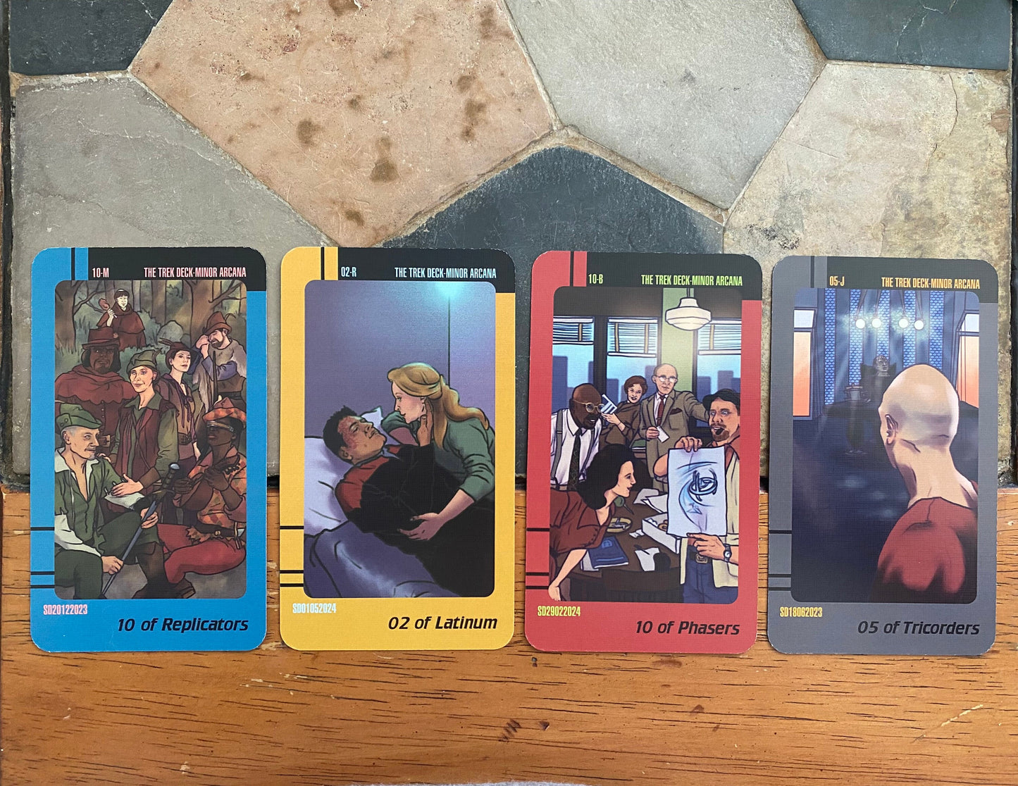 The Trek Deck - full set of Tarot cards