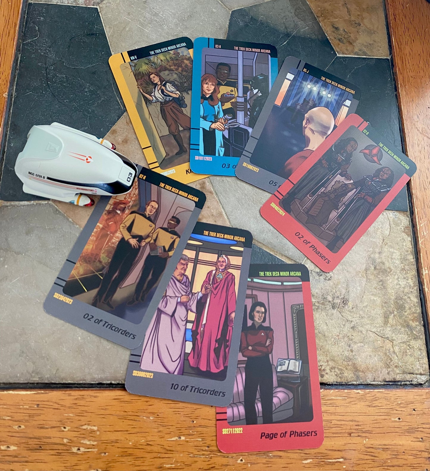 The Trek Deck - full set of Tarot cards