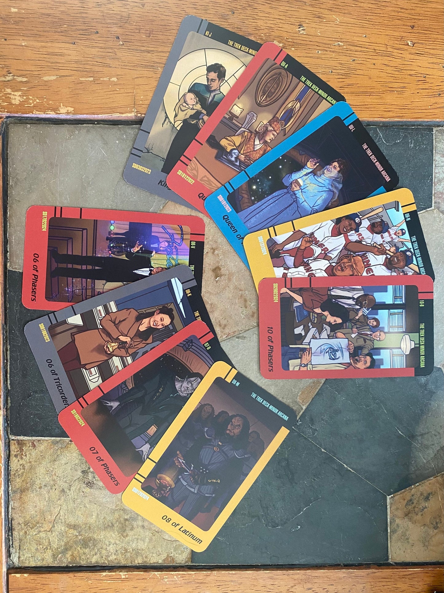 The Trek Deck - full set of Tarot cards
