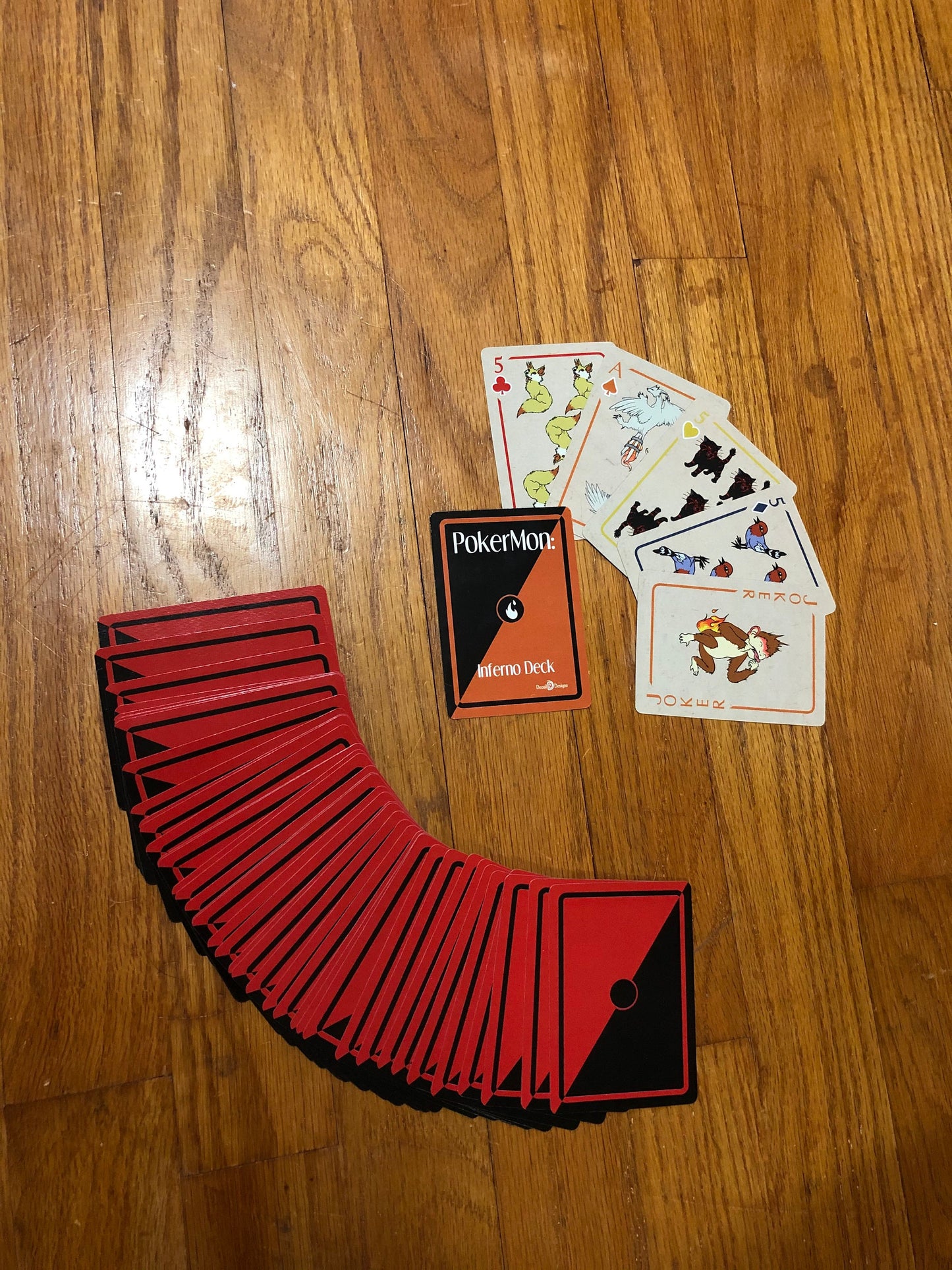 PokerMon - Inferno Deck: playing cards inspired by Pokémon