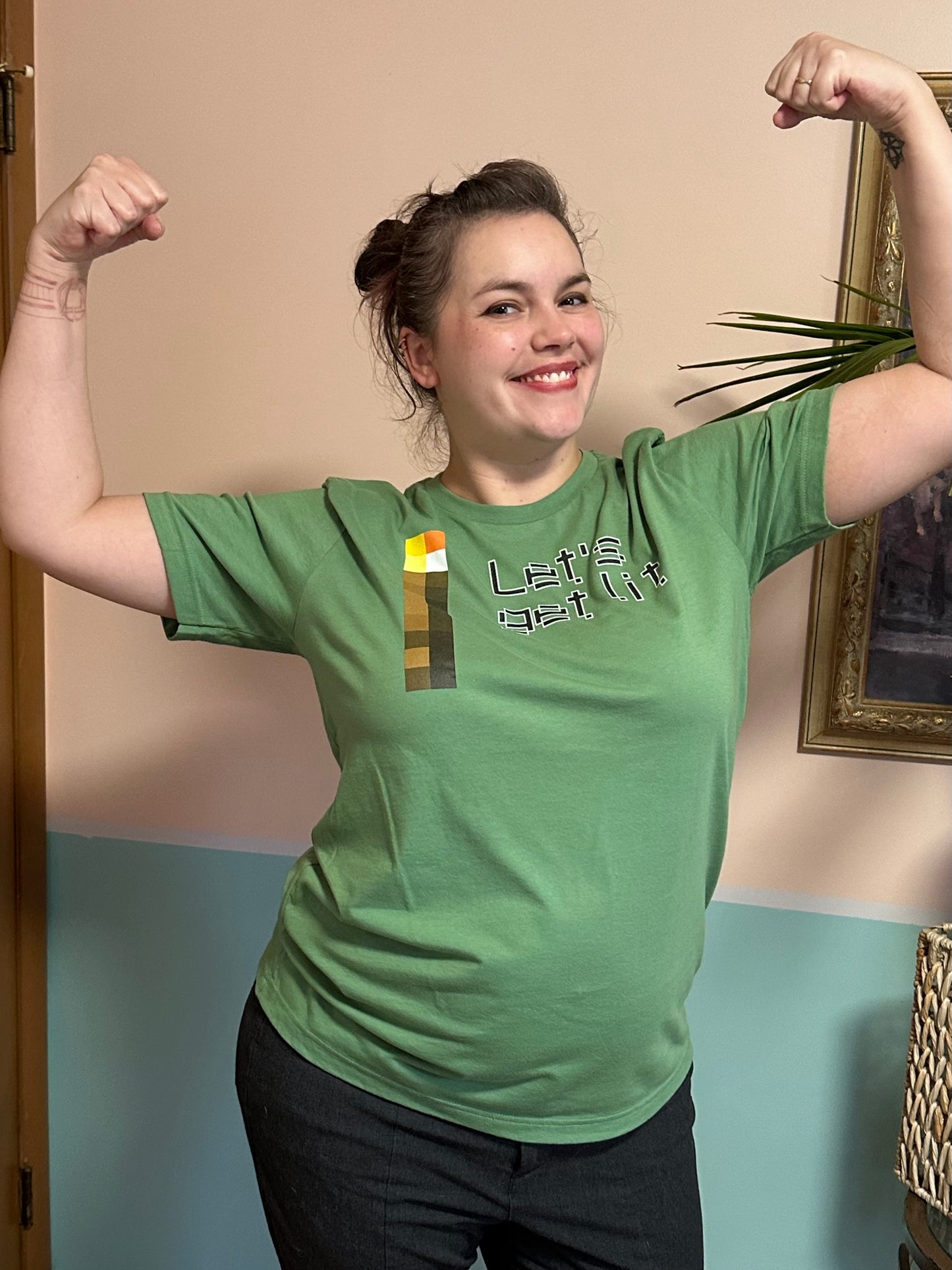 Let's Get Lit tee for Miners and Crafters
