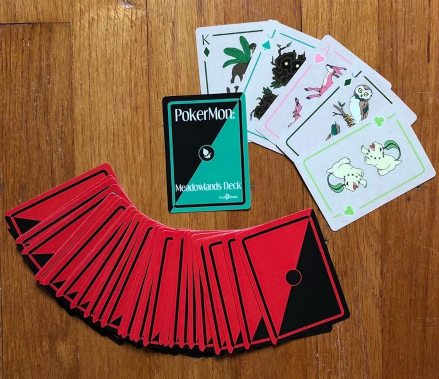 PokerMon - Meadowlands Deck: playing cards inspired by Pokémon