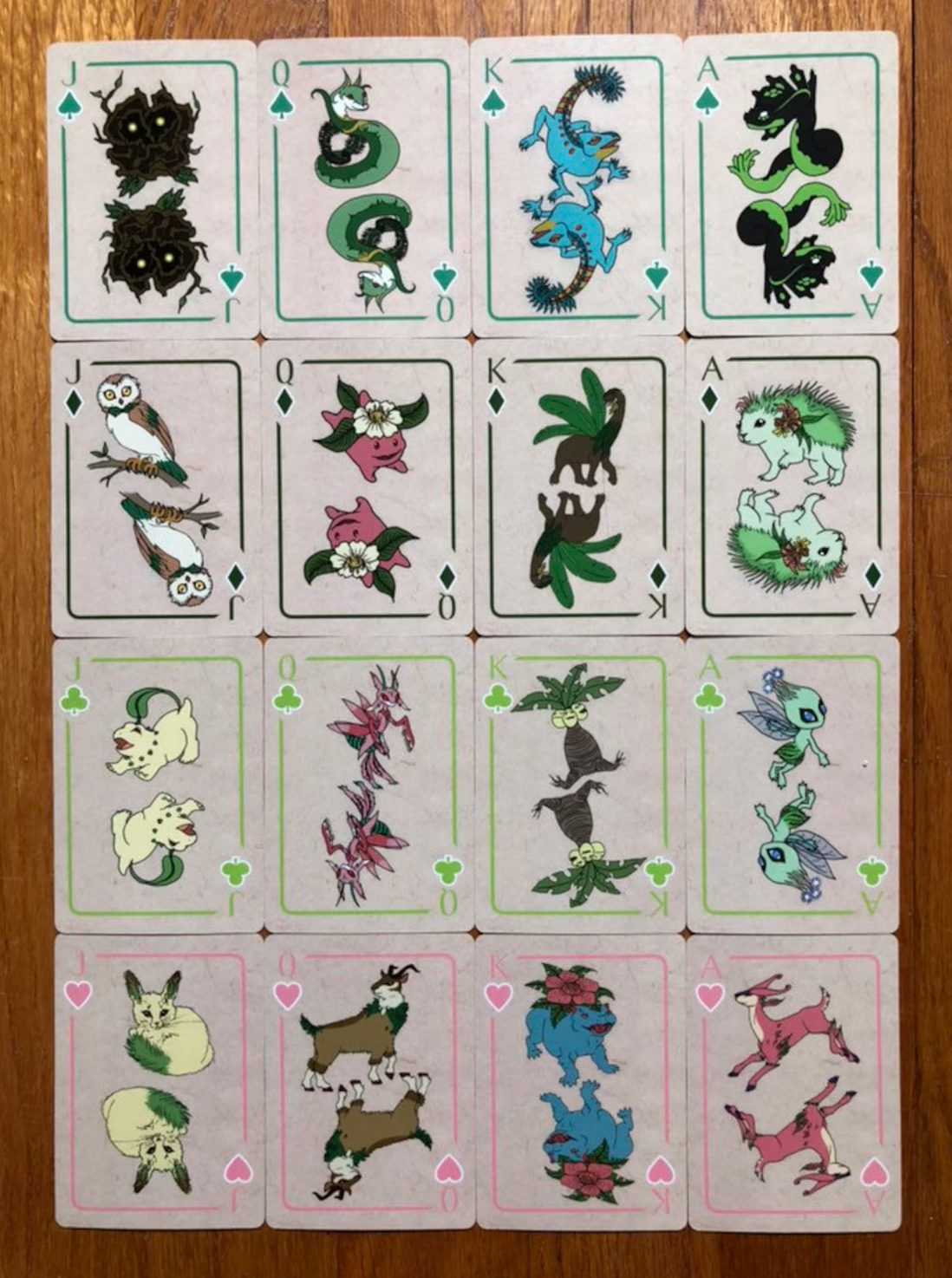 PokerMon - Meadowlands Deck: playing cards inspired by Pokémon
