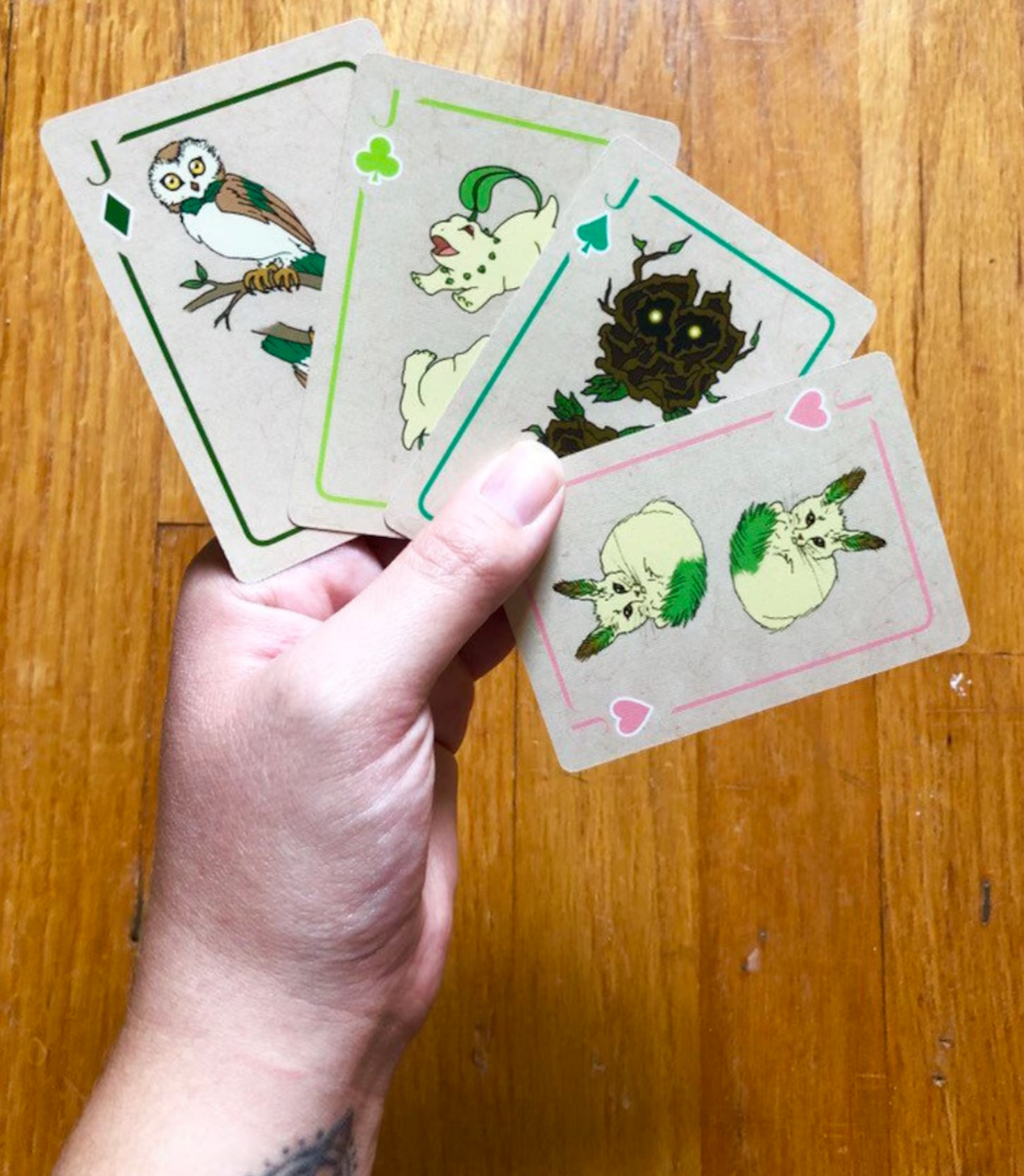 PokerMon - Meadowlands Deck: playing cards inspired by Pokémon