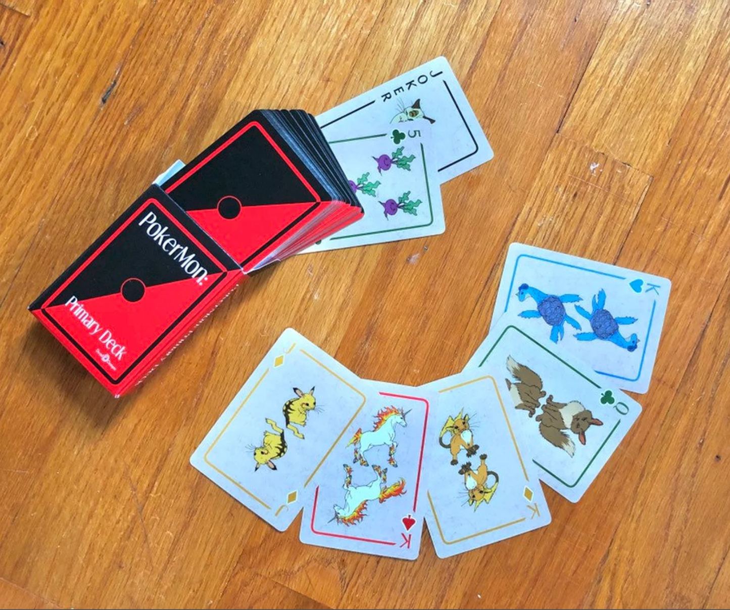 PokerMon - Primary Deck: playing cards inspired by Pokémon
