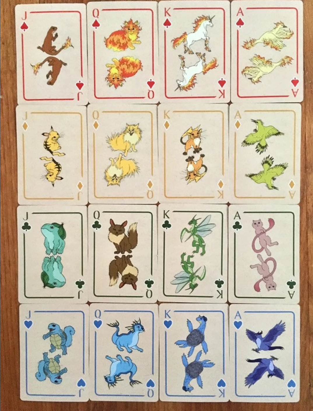 PokerMon - Primary Deck: playing cards inspired by Pokémon
