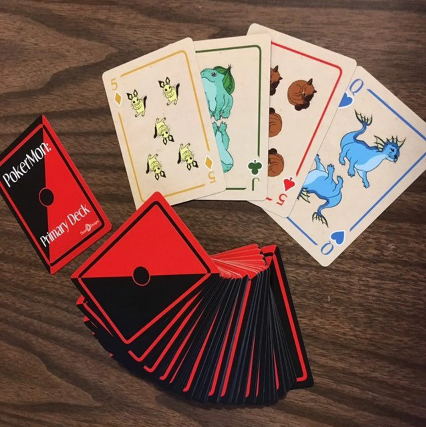 PokerMon - Primary Deck: playing cards inspired by Pokémon