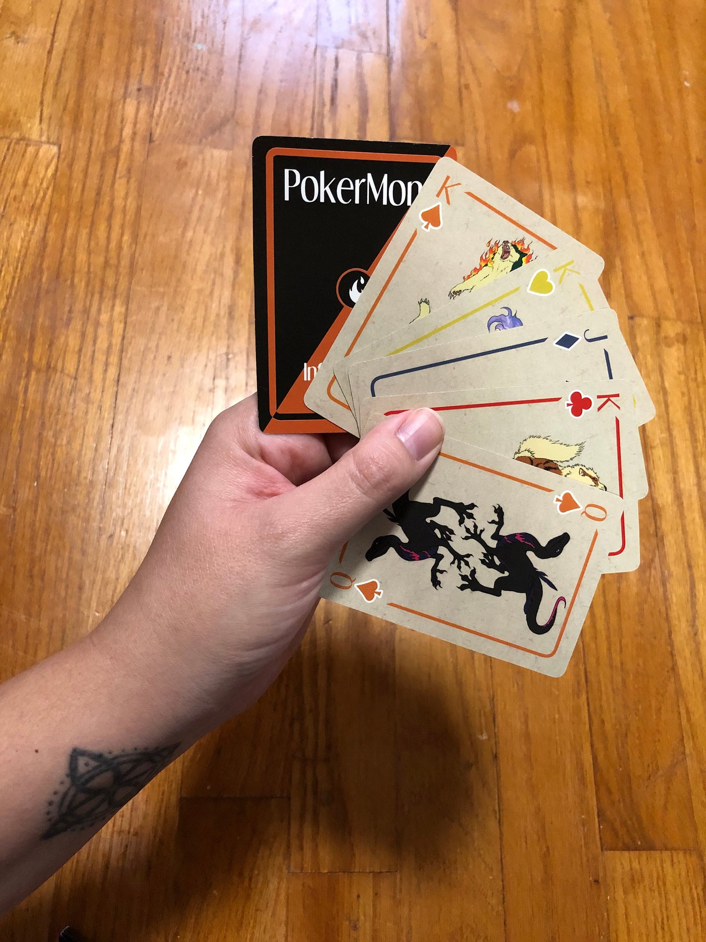 PokerMon - Inferno Deck: playing cards inspired by Pokémon