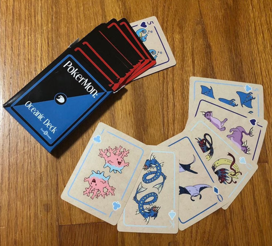 PokerMon - Oceanic Deck: playing cards inspired by Pokémon