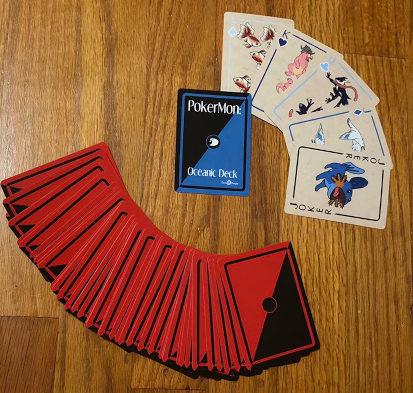 PokerMon - Oceanic Deck: playing cards inspired by Pokémon